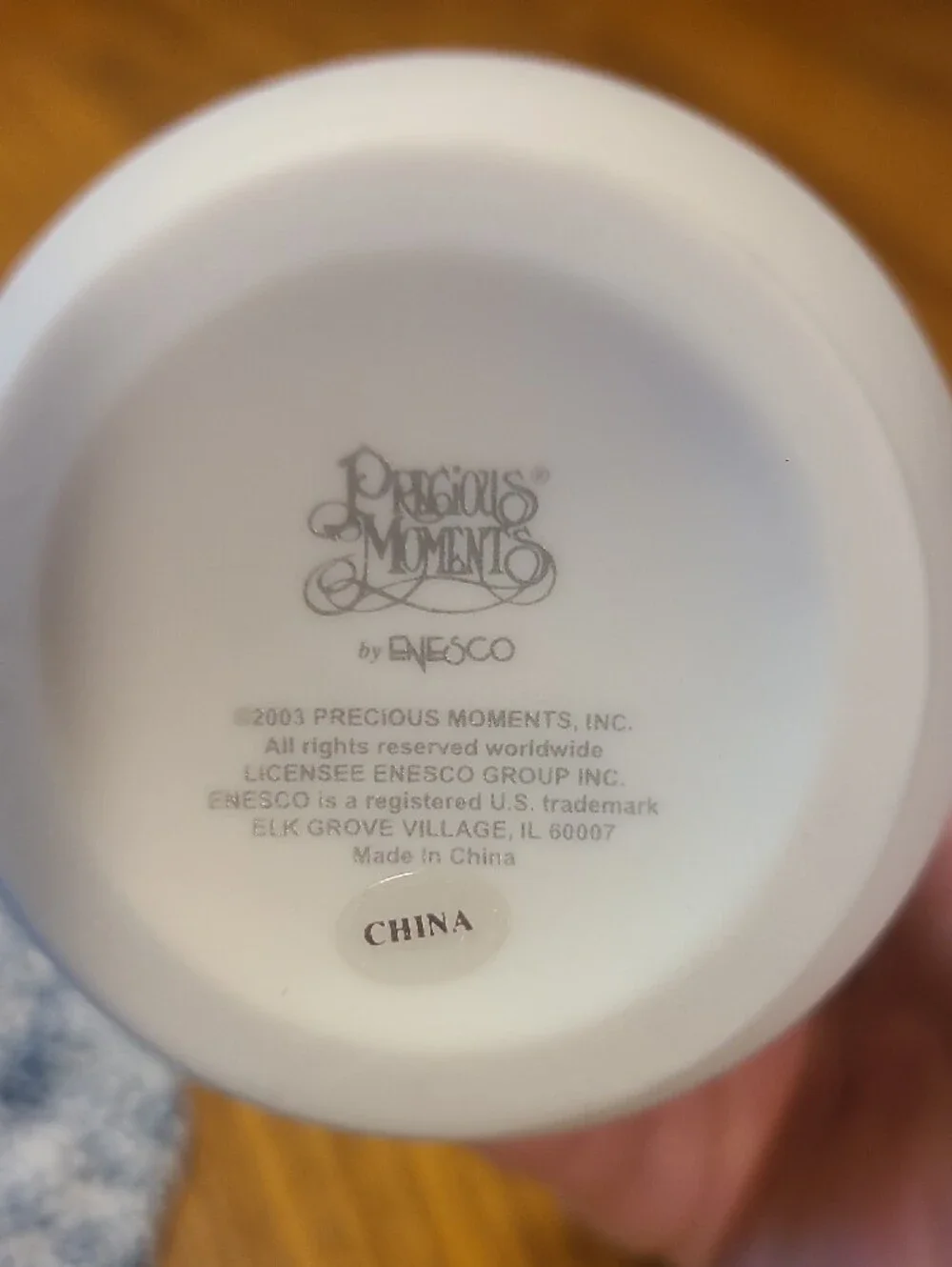 Precious Moments 'You're A Wish Come True' White Porcelain Vase